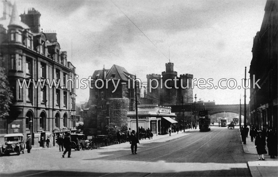 Old Castle and Blackgate, Newcastle on Tyne. c.1920's